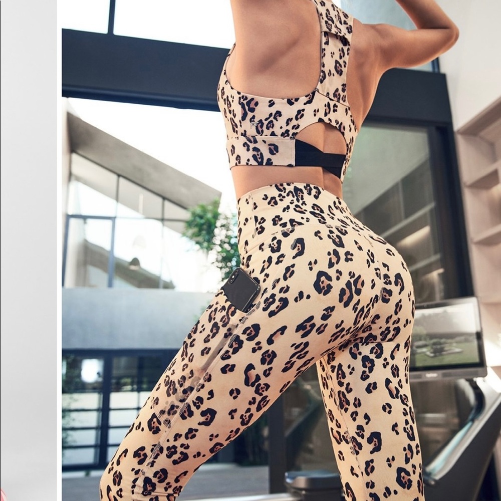 Fabletics leopard set.